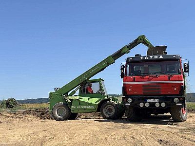 Dovoz štěrku, písku, zeminy a dalšího materiálu